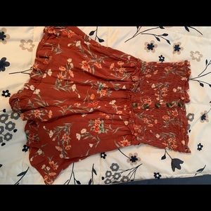 American Eagle Strapless Romper